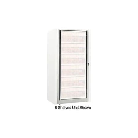 Datum Filing Systems Rotary File Cabinet Components, Base Adder Unit, Letter, 3-High, Bone White XSLT-A3E-T15